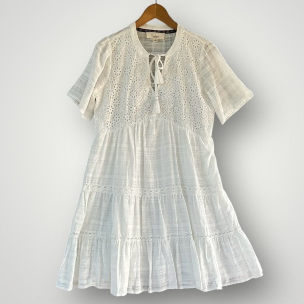 🎉5 for $45🎉 Nature white dress size S